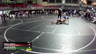 140 lbs Cons. Round 2 - Blaise Schrad, Seward Wrestling Club vs Mykal Robles, Nebraska Wrestling Academy