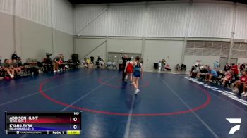 105 lbs Round 4 (6 Team) - Addison Hunt, Texas Red vs Kyah Leyba, Oklahoma Blue