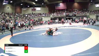 Quarterfinal - Kolter Stuart, Snow Canyon vs Jackson Landon, Green Canyon