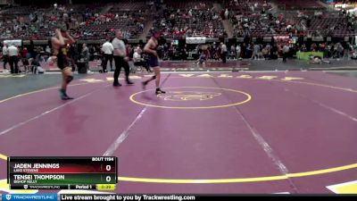 145 lbs Cons. Round 3 - Jaden Jennings, Lake Stevens vs Tensei Thompson, Bishop Kelly