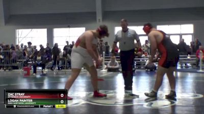 285 lbs Prelim - Zac Stray, Otterbein University vs Logan Painter, Ohio Northern University