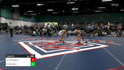 120 lbs Consi Of 4 - Antonio Rodriguez, CA vs Ronnie Ramirez, CA