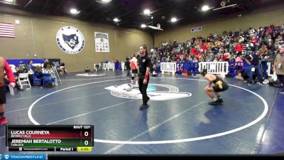 132 lbs Semifinal - Jeremiah Bertalotto, Turlock vs Lucas Courneya, Beverly Hills