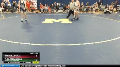 150 lbs Round 3 - Theo Stefanakos, Boise Youth Wrestling vs Samson Castillo, All In Wrestling Academy