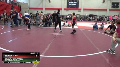 75 lbs Quarterfinal - Ryder Atkins, Stronghold vs Braden Swafford, Gracin Wrestling School