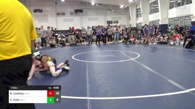 114 lbs Pools - Blake Coakley, Ohio Guts & Glory vs Carmello Kolb, SouthTown Savages