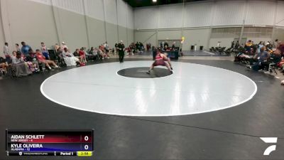 220 lbs Round 3 (8 Team) - Aidan Schlett, New Jersey vs Kyle Oliveira, Alabama