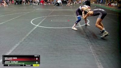 76 lbs Quarterfinal - Jimmy Hurley, Neighborhood Wrestling Club vs William Dies, Brecksville