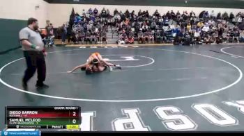 126 lbs Round 1 (16 Team) - Diego Barron, Rockwall vs Samuel McLeod, Clute Brazoswood