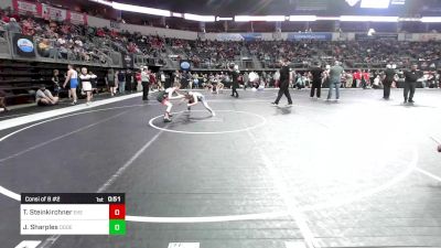 78 lbs Consi Of 8 #2 - Thomas Steinkirchner, East Kansas Eagles vs Jace Sharples, Ogden's Outlaws Wrestling Club