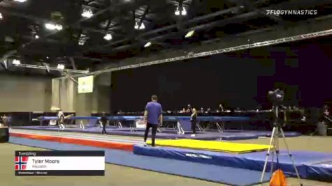 Tyler Moore - Tumbling, Wasatch - 2021 USA Gymnastics Championships