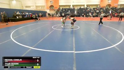 149 lbs Quarterfinal - Tyler Rossini, Oswego State vs Michael Conklin, TCNJ