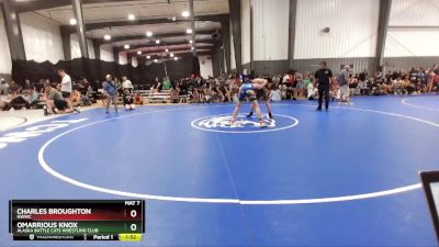 165 lbs Cons. Round 2 - Charles Broughton, NWWC vs Omarrious Knox, Alaska Battle Cats Wrestling Club