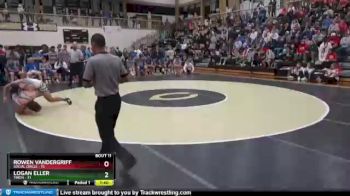 195 lbs Placement Matches (8 Team) - Logan Eller, Trion vs Rowen Vandergriff, Social Circle