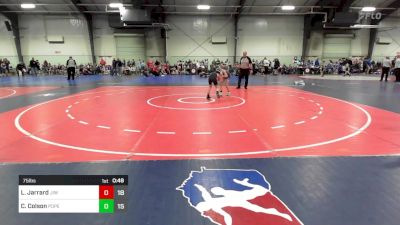 75 lbs Rr Rnd 3 - Lucas Jarrard, Junior Indian Wrestling vs Caleb Colson, Pope Junior Wrestling