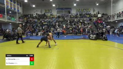 160 lbs R-64 - JJ Dimonte, McDonogh-MD vs Noah Evans, Moeller-OH