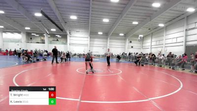 97 lbs Quarterfinal - Timmy Wright, Middlebury vs Kameron Lewis, Doughboys WC