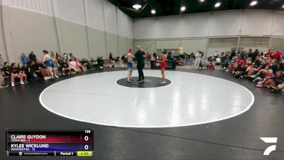 136 lbs Round 1 (8 Team) - Claire Guydon, Texas Red vs Kylee Wicklund, Washington