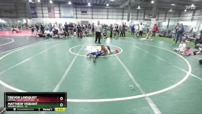 70 lbs Quarterfinal - Trevor Lindquist, Crystal Coast Grapplers vs Matthew Vigeant, Virginia Beach