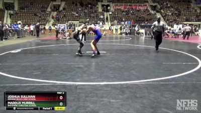 120 lbs Cons. Round 2 - Joshua Sullivan, Orange Beach High School vs Maddux Murrill, Bayshore Christian School