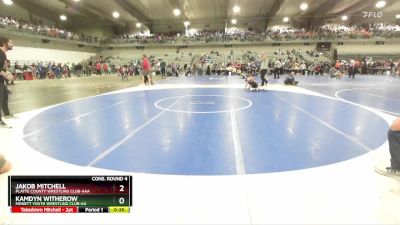 75 lbs Cons. Round 4 - Kamdyn Witherow, Monett Youth Wrestling Club-AA vs Jakob Mitchell, Platte County Wrestling Club-AAA