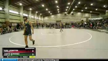 106 lbs Quarters & Wb (16 Team) - Karl Ledbetter, Utah Black vs Zaidyn Quinonez, Bear Cave