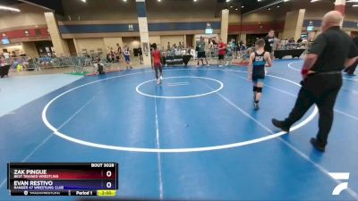 82 lbs Round 2 - Zak Pingue, Best Trained Wrestling vs Evan Restivo, Ranger 47 Wrestling Club