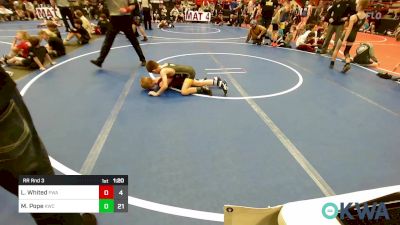 72 lbs Rr Rnd 3 - Logan Whited, Perry Wrestling Academy vs Maddox Pope, Keystone Wrestling Club