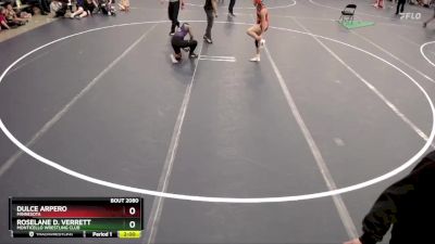 Quarterfinal - Roselane D. Verrett, Monticello Wrestling Club vs Dulce Arpero, Minnesota