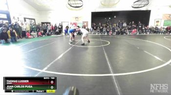 190 lbs Champ. Round 1 - Juan Carlos Puga, Gilroy vs Thomas Lussier, Serra
