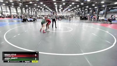 110 lbs Rd# 4- 2:00pm Friday Final Pool - Aiden Arnett, Olympia vs Brian Little, Scorpions