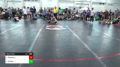 102-S lbs Semifinal - Josiah Stanton, IN vs Takoda Parker, VA