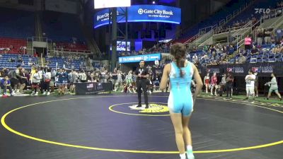 117 lbs Rnd Of 64 - Aliana Rauter, Wisconsin vs Alexis Lazar, Michigan