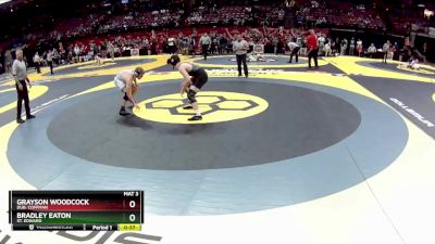 D1-157 lbs Cons. Round 3 - Bradley Eaton, St. Edward vs Grayson Woodcock, Dub. Coffman