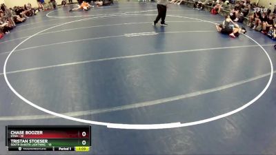 125 lbs Round 1 (6 Team) - Chase Boozer, Utah vs Tristan Stoeser, South Dakota Lightning