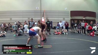 200 lbs Round 4 (6 Team) - Rage Henderson, American Gladiators-Thunder vs Kaden Patton, Ohio Gold