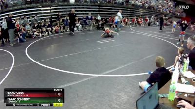 75 lbs Semis & 1st Wrestleback (8 Team) - Isaac Schmidt, Team USA vs Toby Voss, North Dakota 2