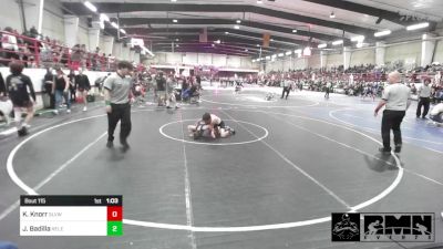 88 lbs Rr Rnd 2 - Kenyon Knorr, Slvwc vs Jared Badilla, Relentless