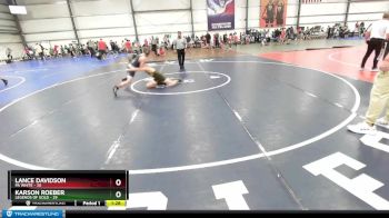 110 lbs Rd# 4- 2:00pm Friday Final Pool - Lance Davidson, PA White vs Karson Roeber, Legends Of Gold