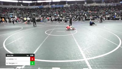 72 lbs Quarterfinal - Joshua Laney, Terminator Wrestling Academy vs Alfredo Vargas, East Kansas Eagles