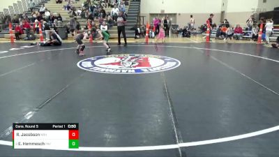 80 lbs Cons. Round 5 - Easton Hemmesch, Paynesville vs Rifften Jacobson, NRHEG