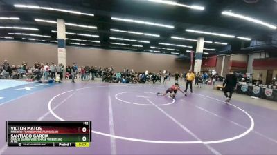 97 lbs Quarterfinal - Santiago Garcia, Gracie Barra Westchase Wrestling Club vs Victor Matos, Firebird Trained Wrestling Club