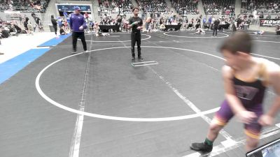 90 lbs Quarterfinal - Maddox Van Doren, Claremore Wrestling Club vs Kody Perry, Vian Wrestling Club