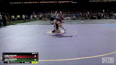 D3-132 lbs Champ. Round 1 - Jon Pearson, Kingsley Area HS vs Luke Paxton, Potterville HS