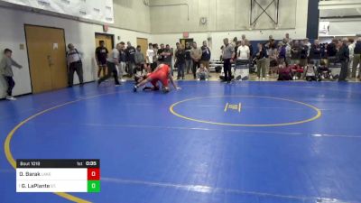 172 lbs Consy 6 - Omer Barak, Lake Highland Prep-FL vs Gage LaPlante, St. Francis-NY