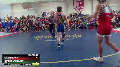 132 lbs Cons. Round 2 - Julian Azarte, Grand Valley vs Derrick VanDellen, Nucla