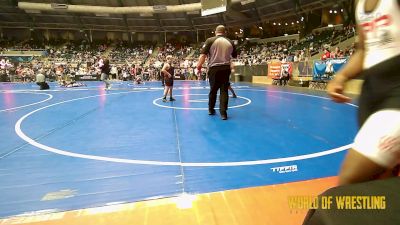 110 lbs Round Of 16 - Tyrone Evans III, Orchard South WC vs David Collom, Pryor Tigers