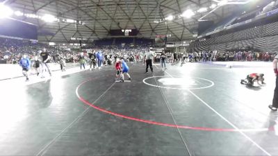 70-77 lbs Cons. Round 1 - Quinn Barnett, NWWC vs Opal Gooch, Camas Wrestling Club