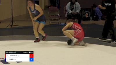 50 lbs Cons. Round 3 - Jenna Gerhardt, North Dakota vs Charlotte Fowler, Boilermaker RTC