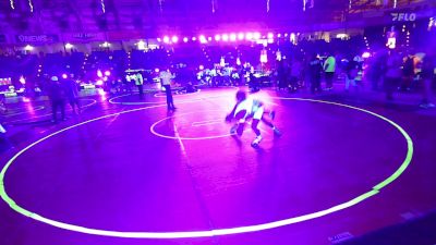 95 lbs Semifinal - Isaiah Rodriguez, Bear Cave WC vs Tatum Garcia, Bear Cave WC